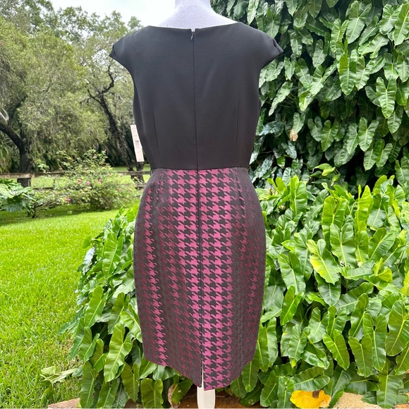 NWT! Alex Marie Black Raspberry Sheath Work/Office Dress - Picture 4 of 11